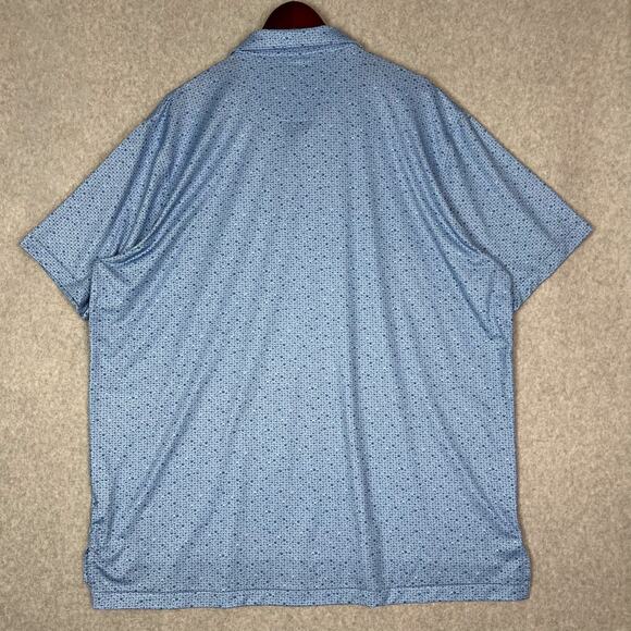 Peter Millar Summer Comfort Mens XXL Whiskey Sour Performance Polo - Picture 4 of 6